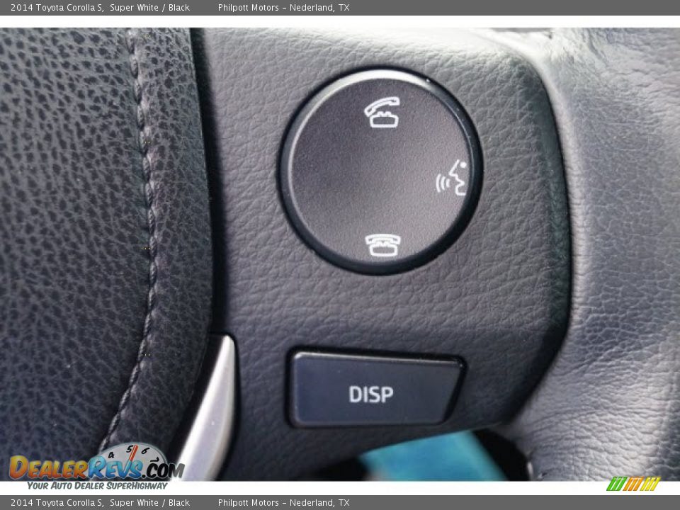 2014 Toyota Corolla S Super White / Black Photo #22