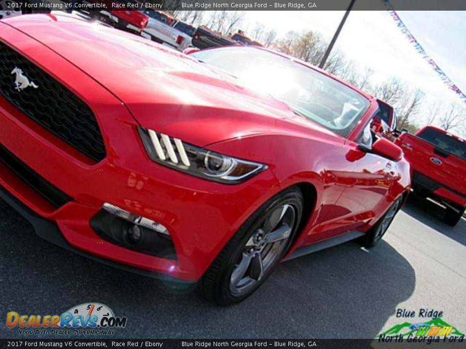 2017 Ford Mustang V6 Convertible Race Red / Ebony Photo #30