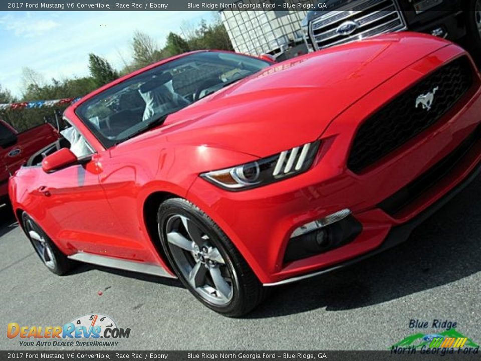 2017 Ford Mustang V6 Convertible Race Red / Ebony Photo #31