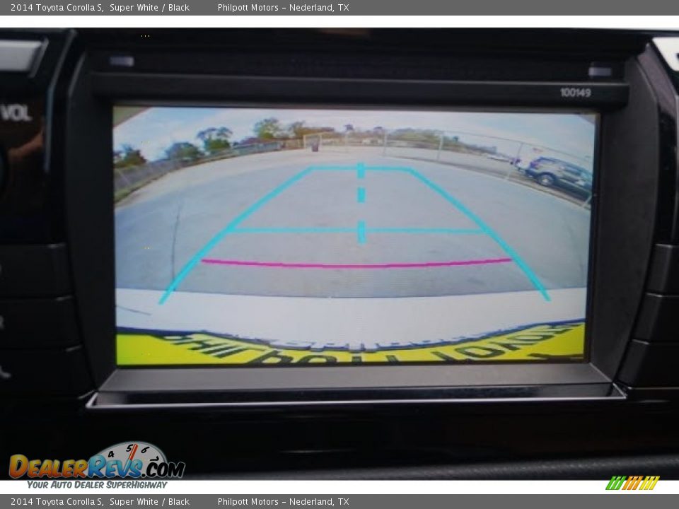 2014 Toyota Corolla S Super White / Black Photo #26