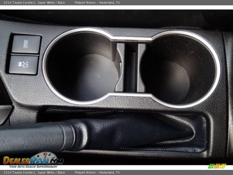 2014 Toyota Corolla S Super White / Black Photo #28