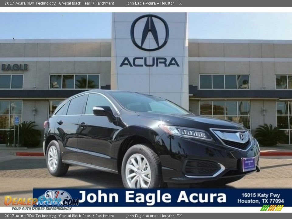 2017 Acura RDX Technology Crystal Black Pearl / Parchment Photo #1