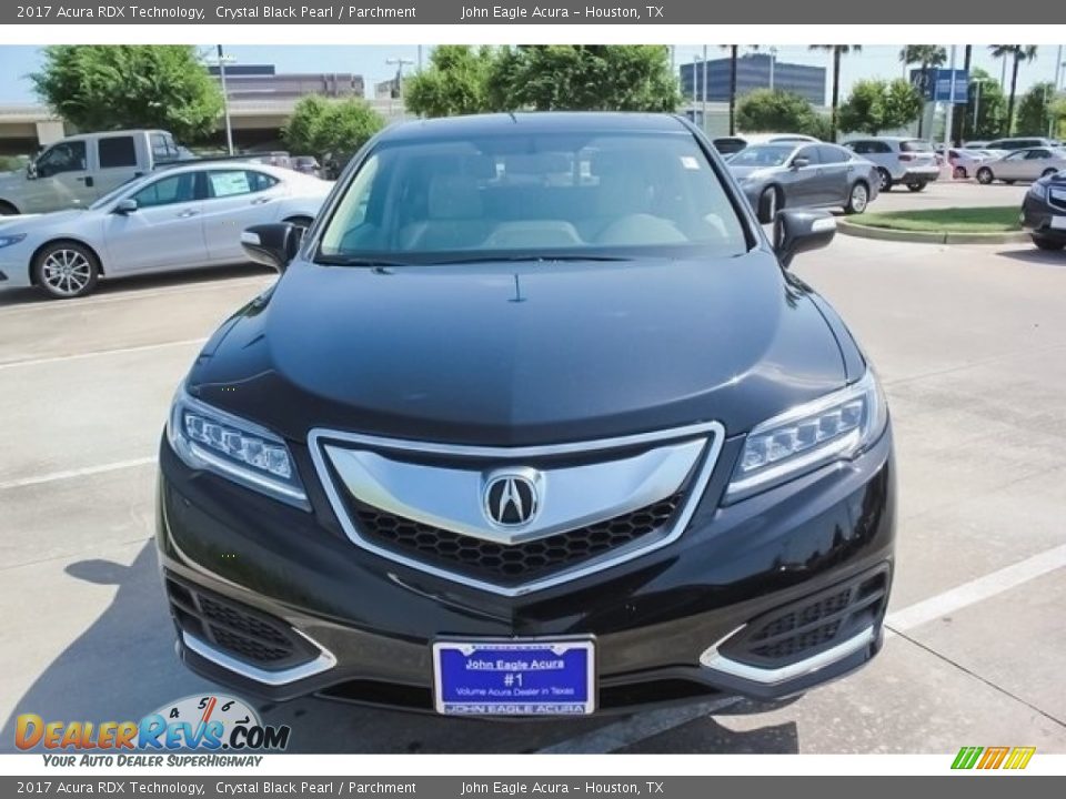 2017 Acura RDX Technology Crystal Black Pearl / Parchment Photo #2