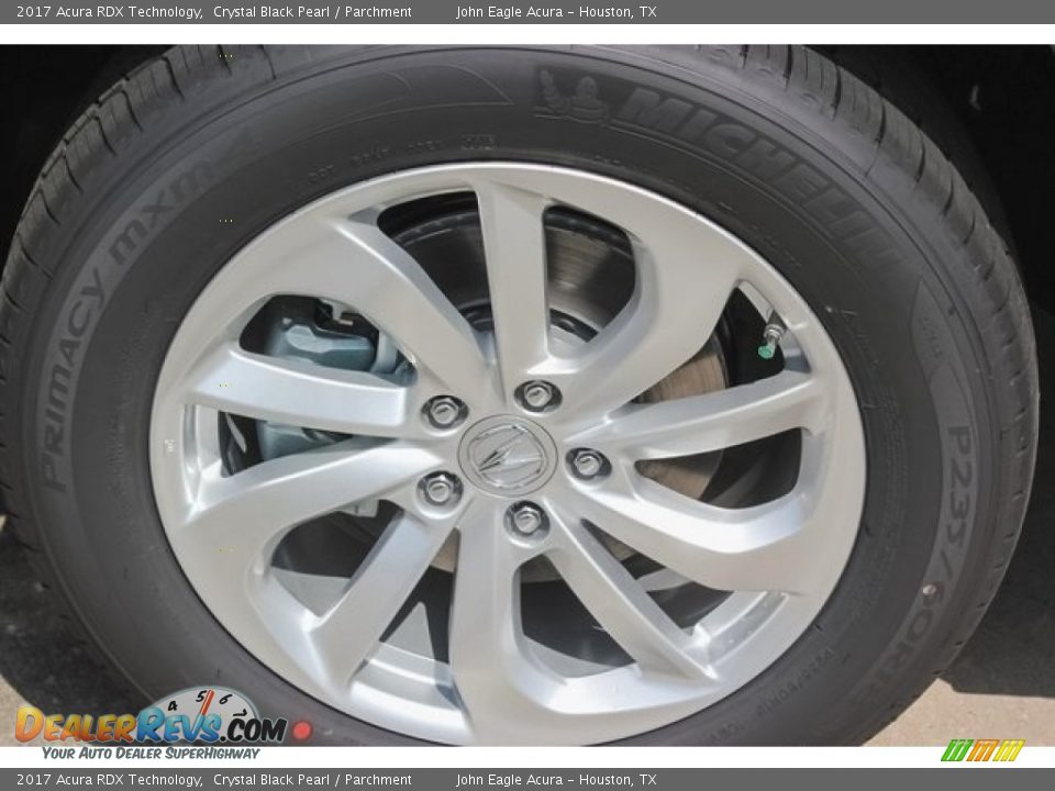 2017 Acura RDX Technology Crystal Black Pearl / Parchment Photo #10