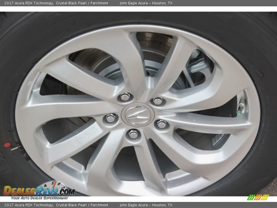 2017 Acura RDX Technology Crystal Black Pearl / Parchment Photo #12