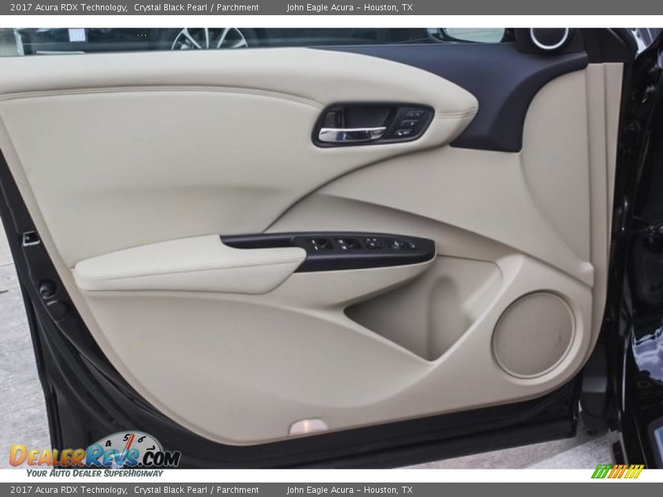 2017 Acura RDX Technology Crystal Black Pearl / Parchment Photo #14