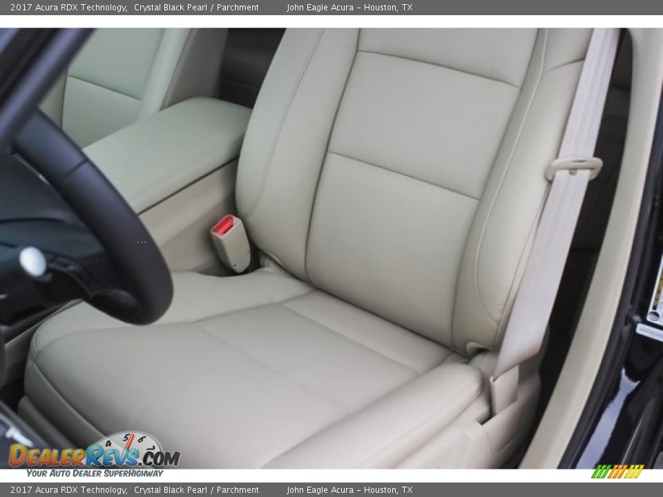 2017 Acura RDX Technology Crystal Black Pearl / Parchment Photo #16