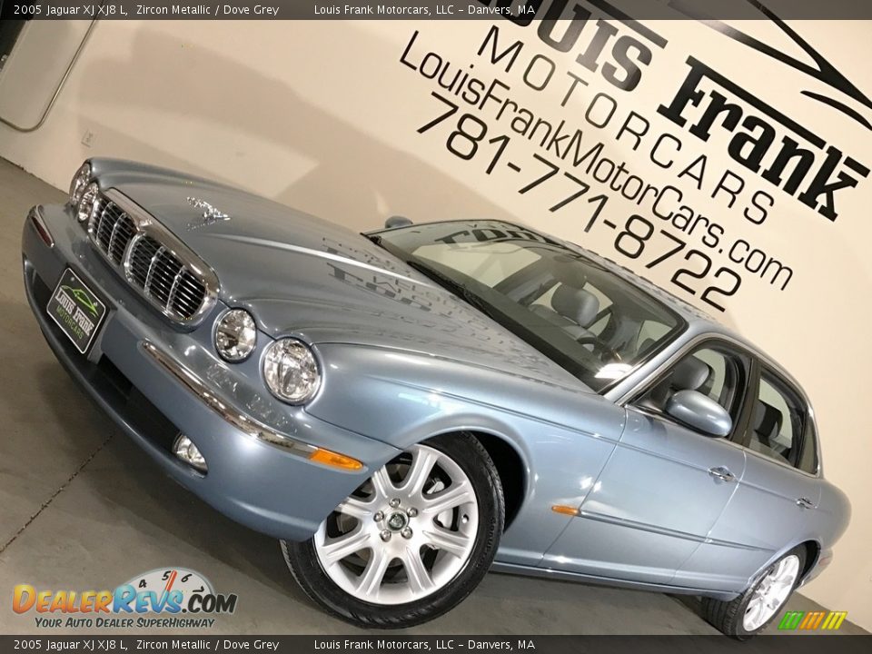 2005 Jaguar XJ XJ8 L Zircon Metallic / Dove Grey Photo #4