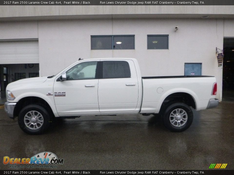 2017 Ram 2500 Laramie Crew Cab 4x4 Pearl White / Black Photo #3