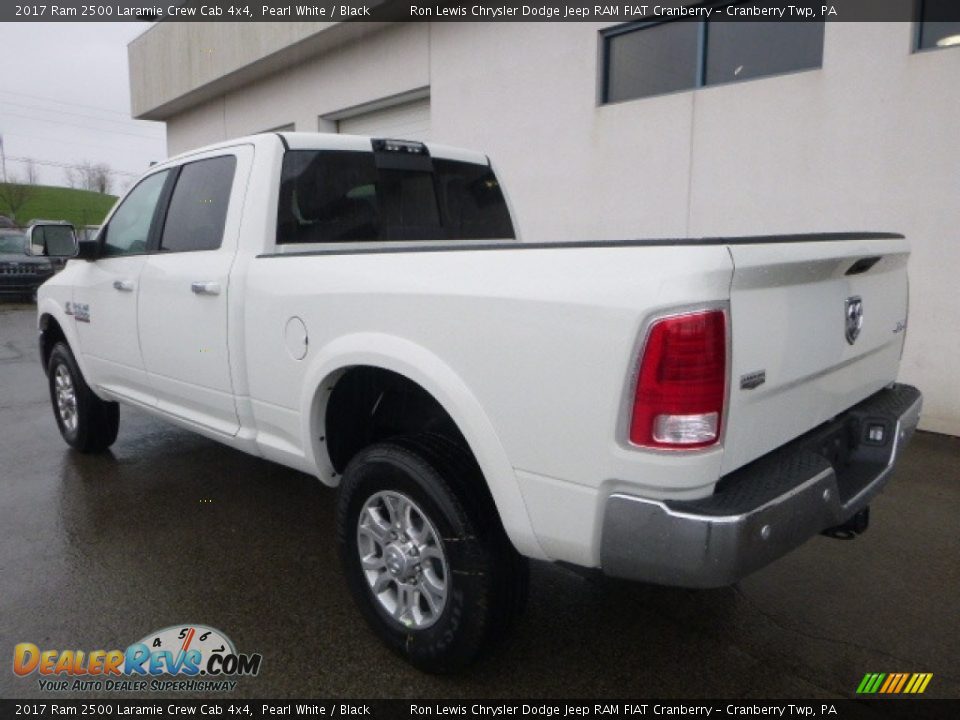 2017 Ram 2500 Laramie Crew Cab 4x4 Pearl White / Black Photo #4