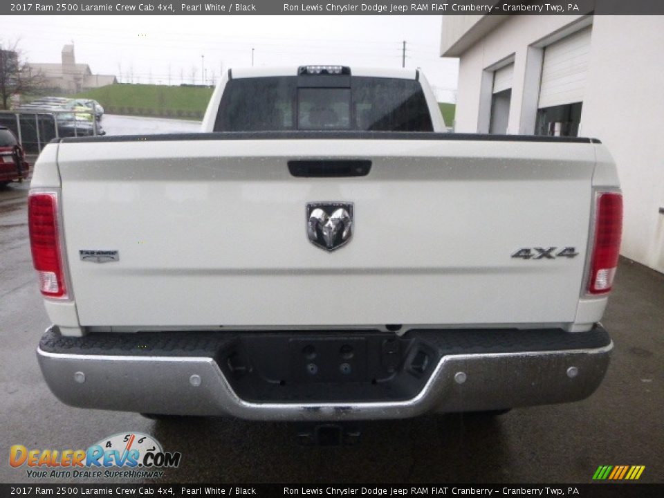 2017 Ram 2500 Laramie Crew Cab 4x4 Pearl White / Black Photo #5