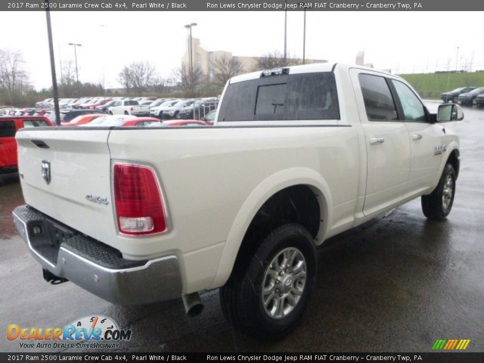 2017 Ram 2500 Laramie Crew Cab 4x4 Pearl White / Black Photo #6