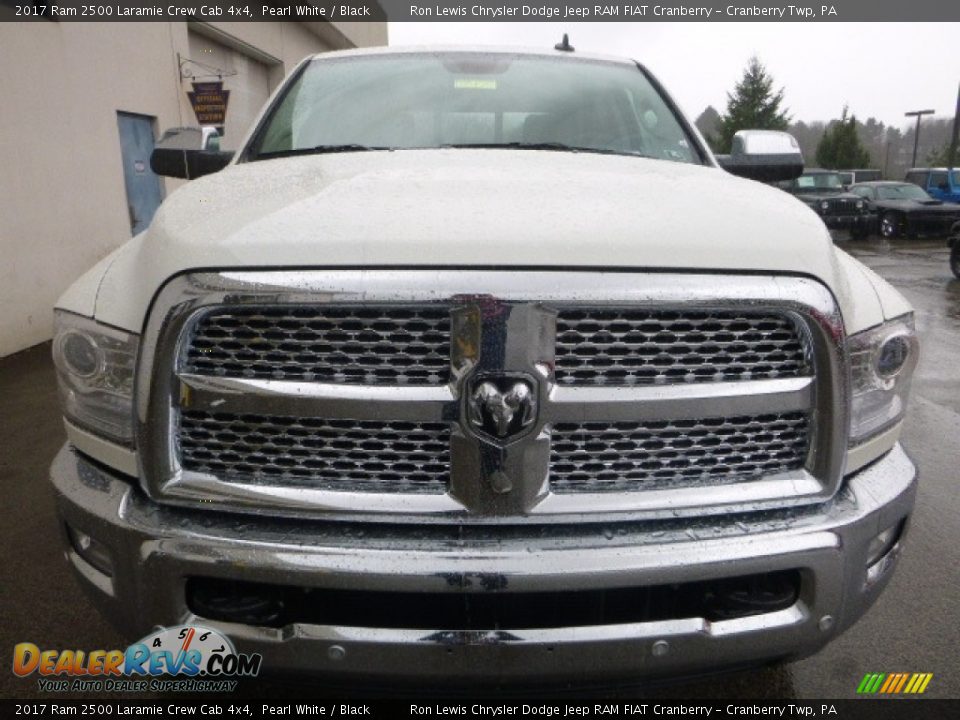 2017 Ram 2500 Laramie Crew Cab 4x4 Pearl White / Black Photo #12