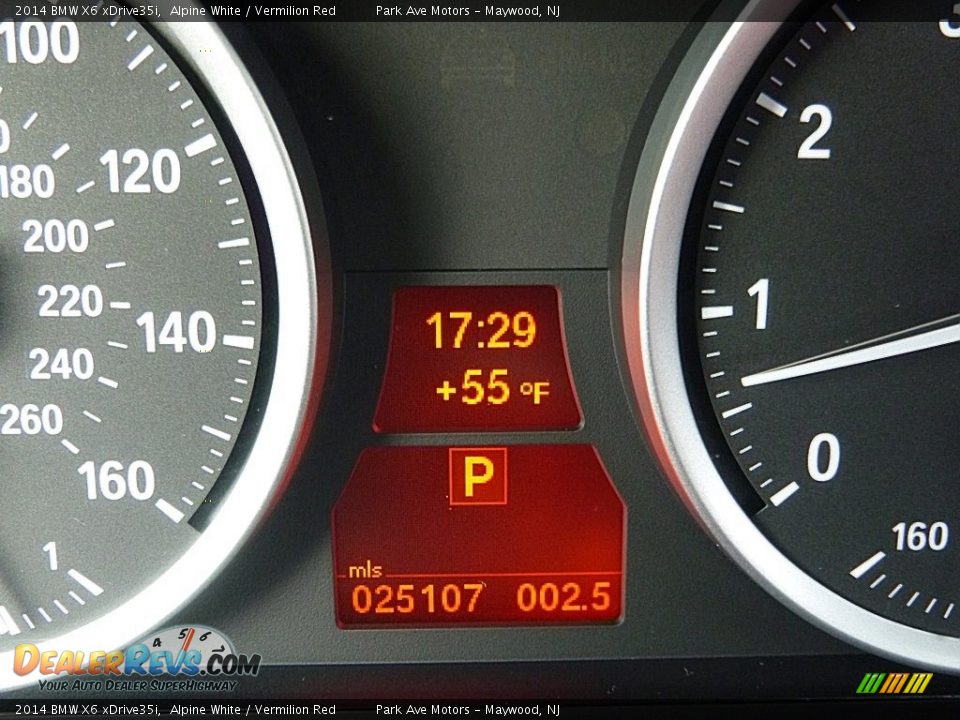 2014 BMW X6 xDrive35i Alpine White / Vermilion Red Photo #30