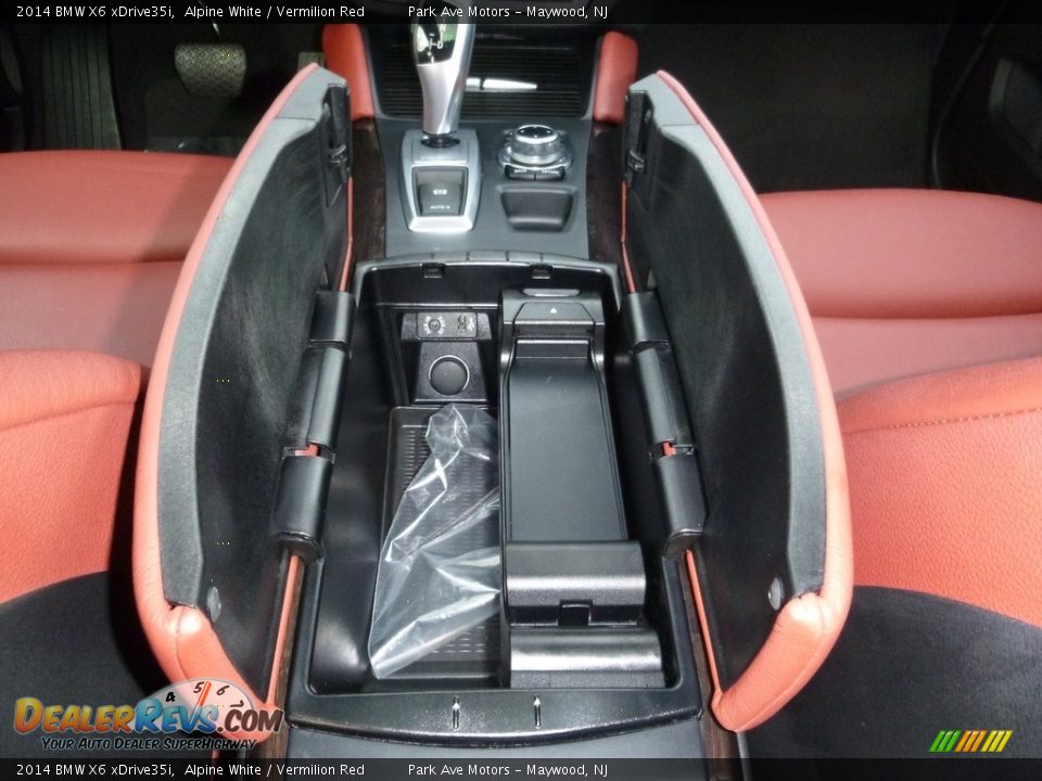 2014 BMW X6 xDrive35i Alpine White / Vermilion Red Photo #35