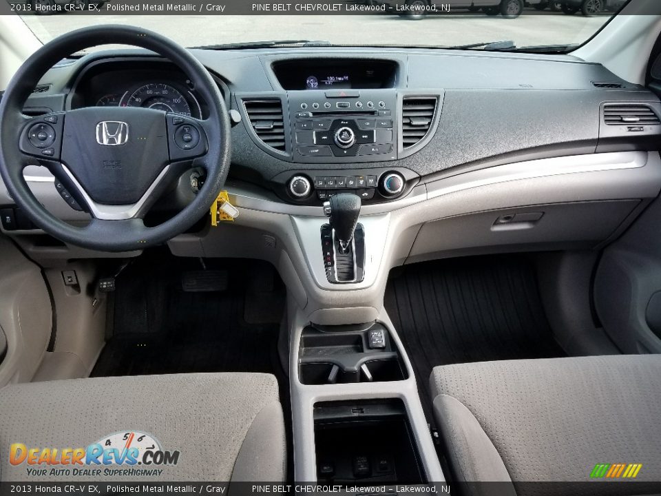 2013 Honda CR-V EX Polished Metal Metallic / Gray Photo #15