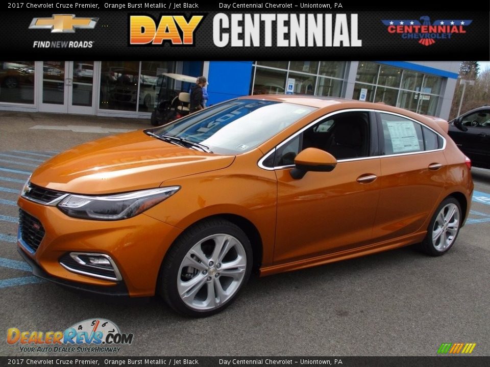 2017 Chevrolet Cruze Premier Orange Burst Metallic / Jet Black Photo #1