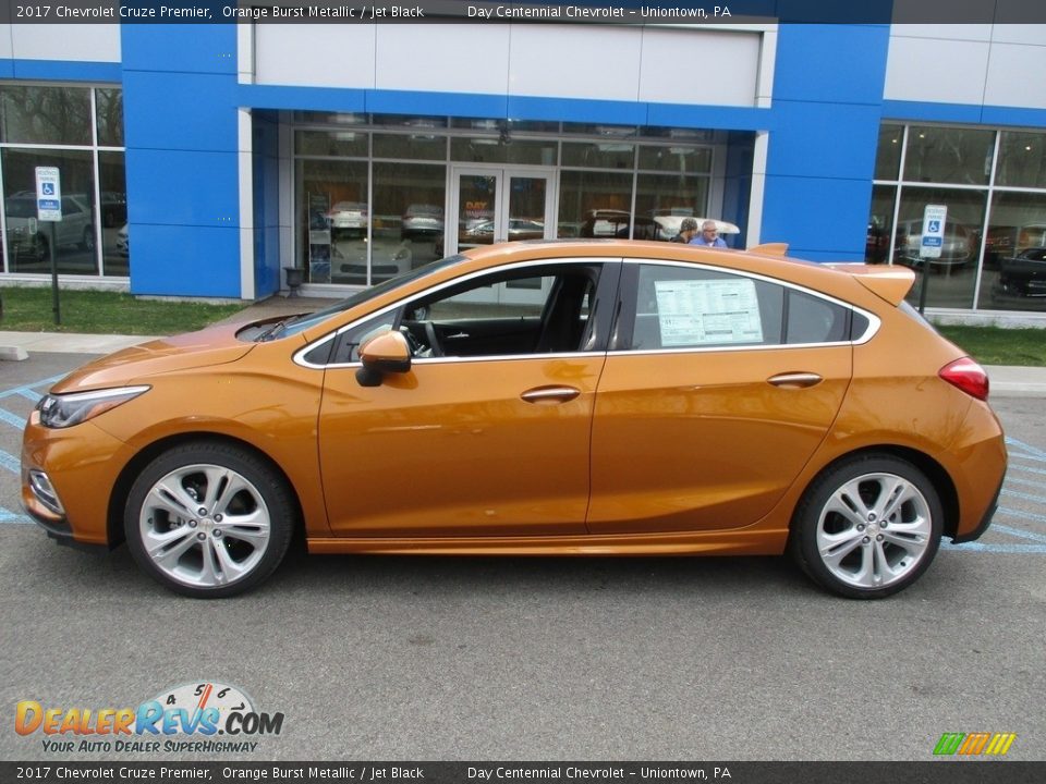 2017 Chevrolet Cruze Premier Orange Burst Metallic / Jet Black Photo #2