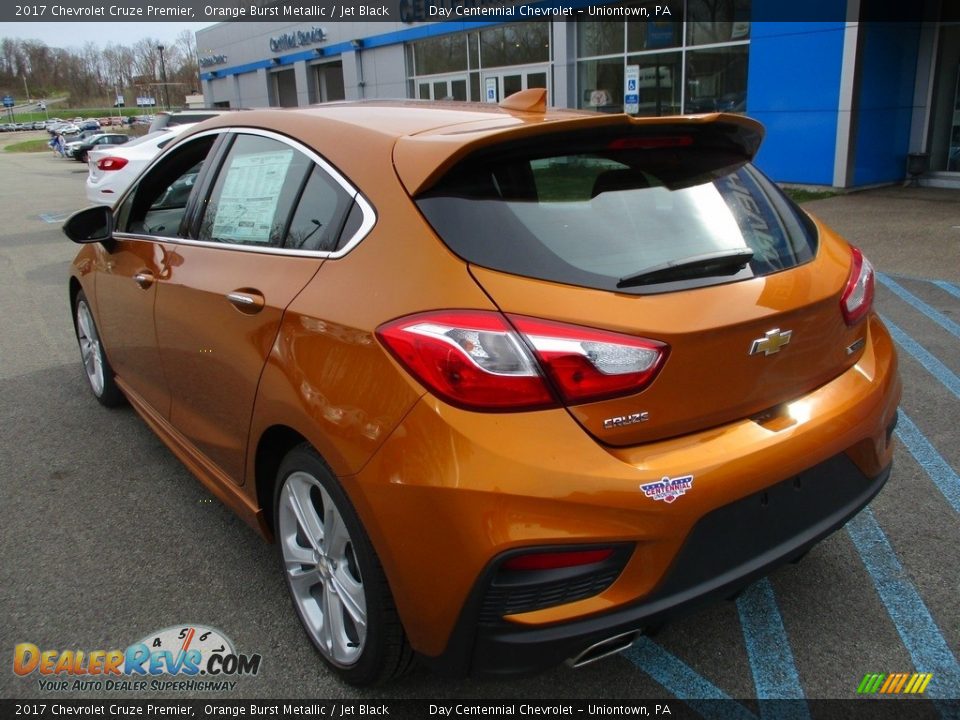 2017 Chevrolet Cruze Premier Orange Burst Metallic / Jet Black Photo #4