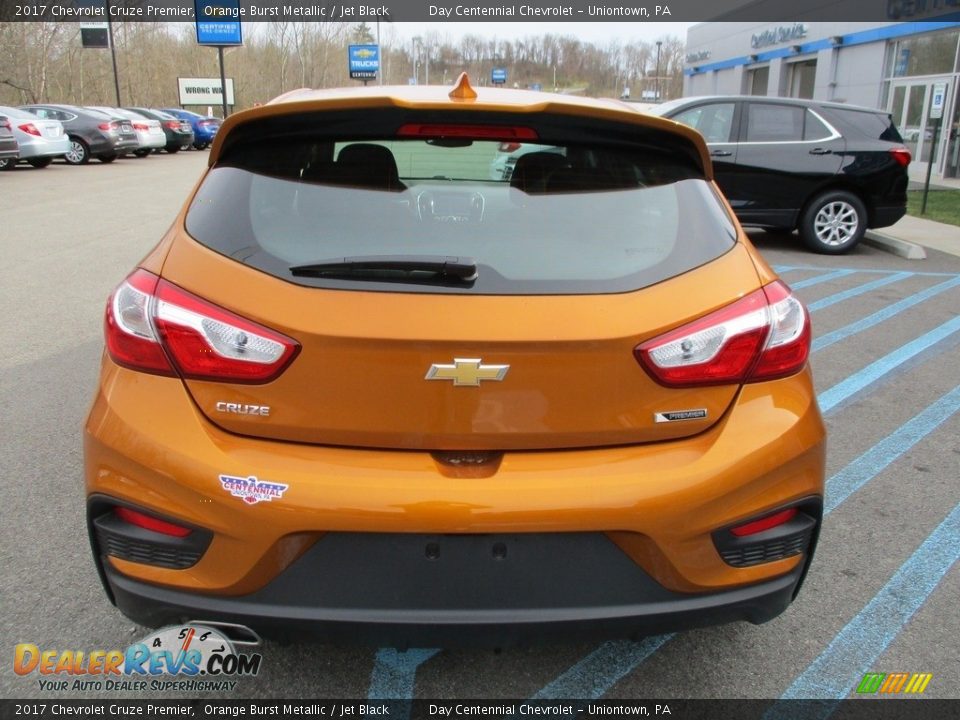 2017 Chevrolet Cruze Premier Orange Burst Metallic / Jet Black Photo #5