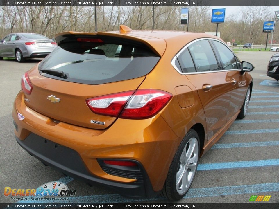 2017 Chevrolet Cruze Premier Orange Burst Metallic / Jet Black Photo #6