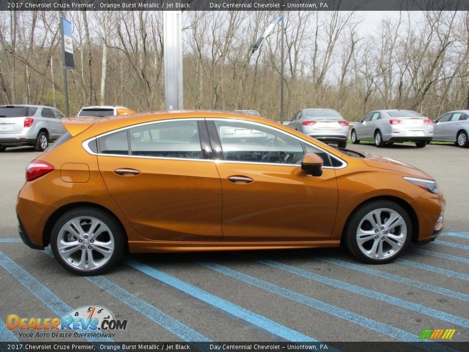 2017 Chevrolet Cruze Premier Orange Burst Metallic / Jet Black Photo #7