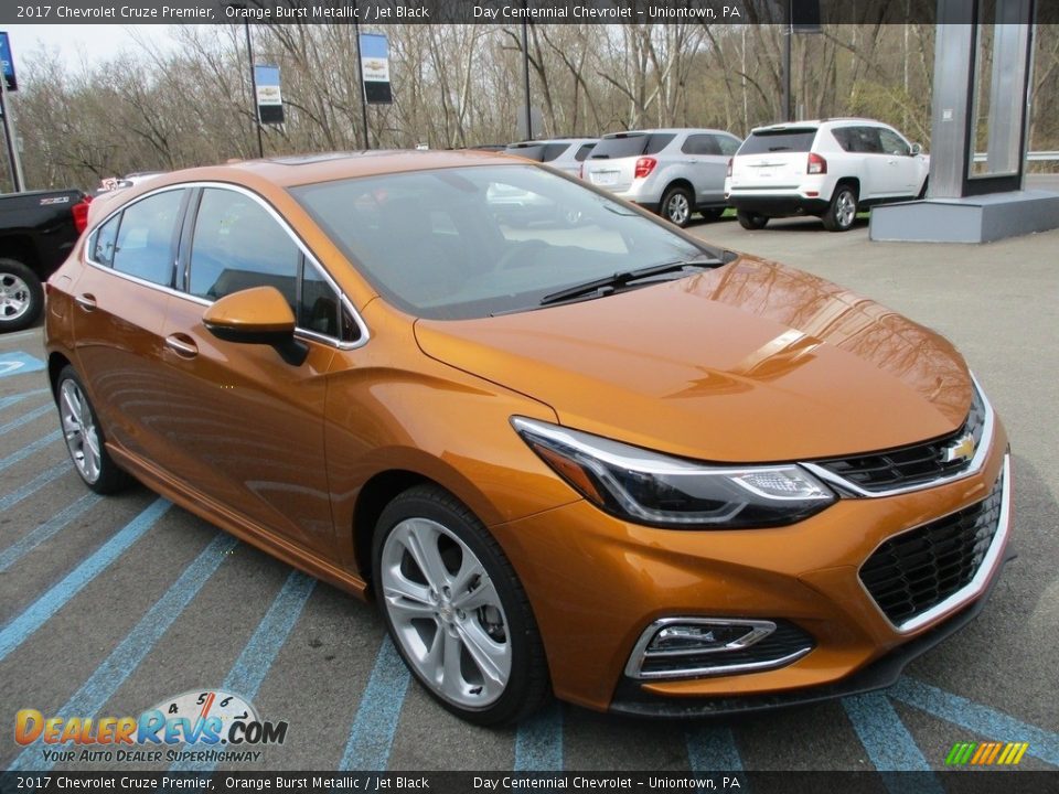 2017 Chevrolet Cruze Premier Orange Burst Metallic / Jet Black Photo #8