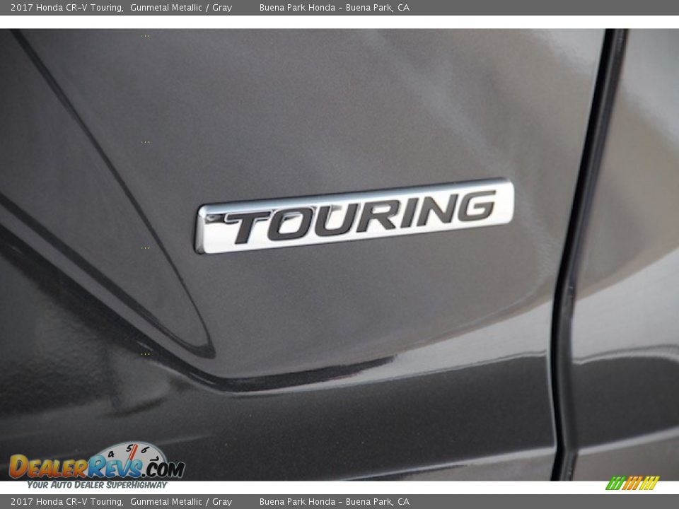 2017 Honda CR-V Touring Gunmetal Metallic / Gray Photo #4