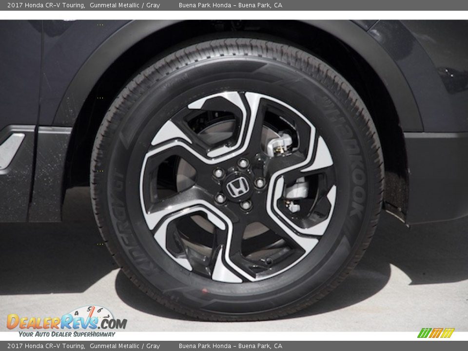 2017 Honda CR-V Touring Gunmetal Metallic / Gray Photo #5