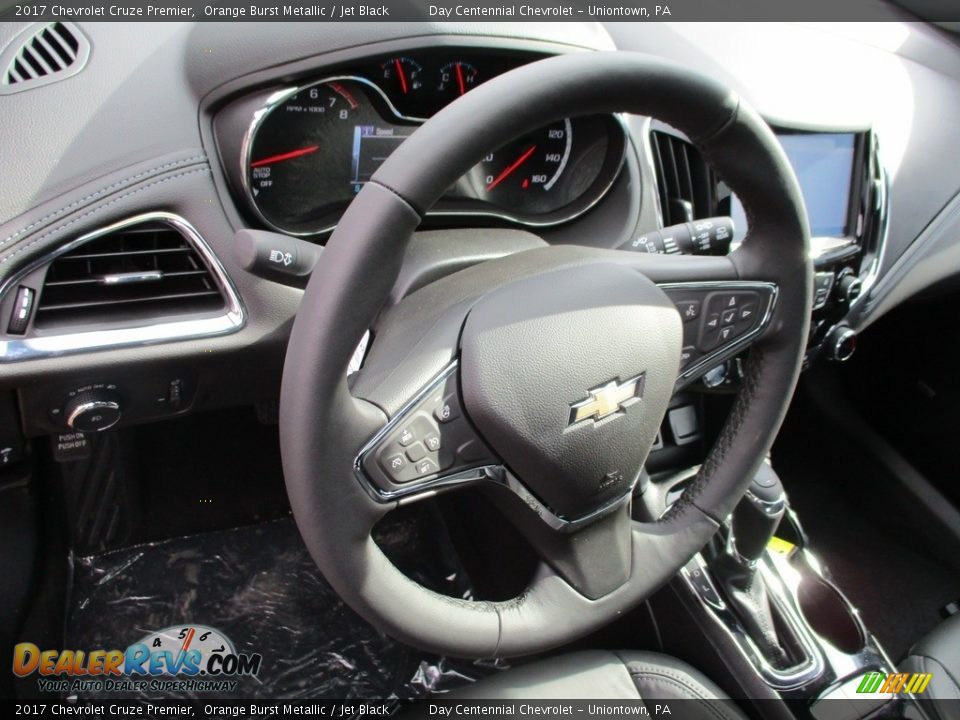 2017 Chevrolet Cruze Premier Orange Burst Metallic / Jet Black Photo #15