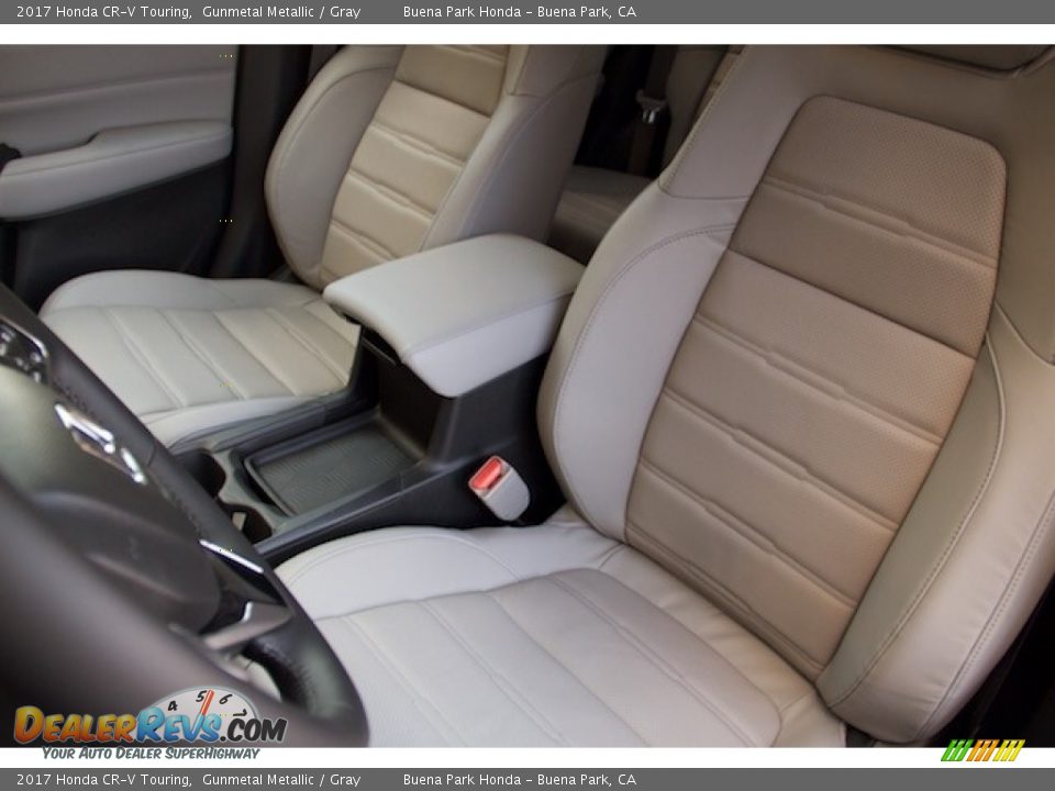 2017 Honda CR-V Touring Gunmetal Metallic / Gray Photo #10