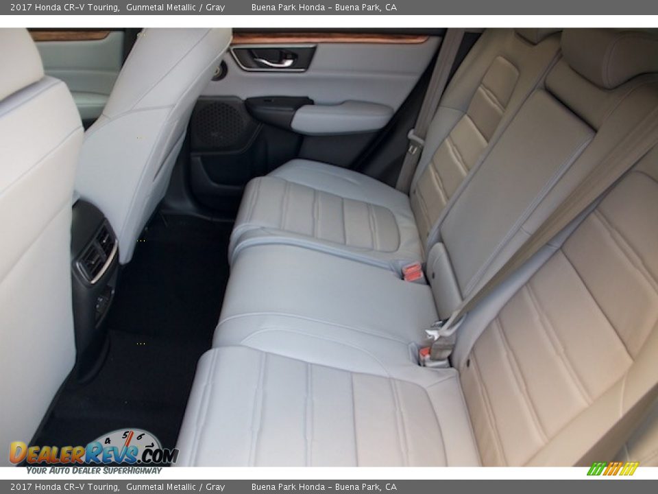 2017 Honda CR-V Touring Gunmetal Metallic / Gray Photo #11