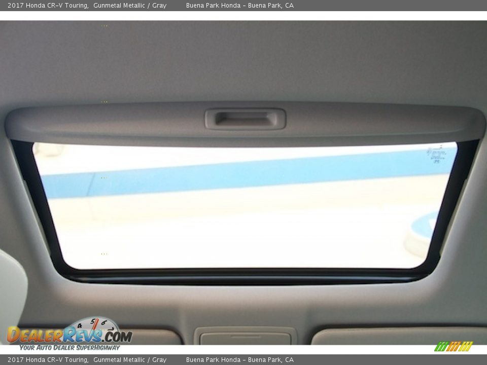 2017 Honda CR-V Touring Gunmetal Metallic / Gray Photo #13