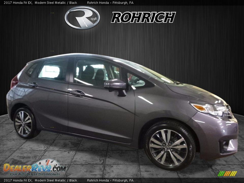 2017 Honda Fit EX Modern Steel Metallic / Black Photo #1
