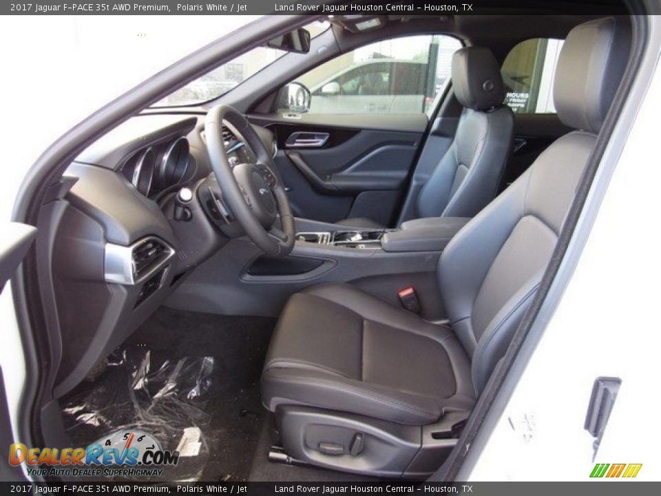 2017 Jaguar F-PACE 35t AWD Premium Polaris White / Jet Photo #3