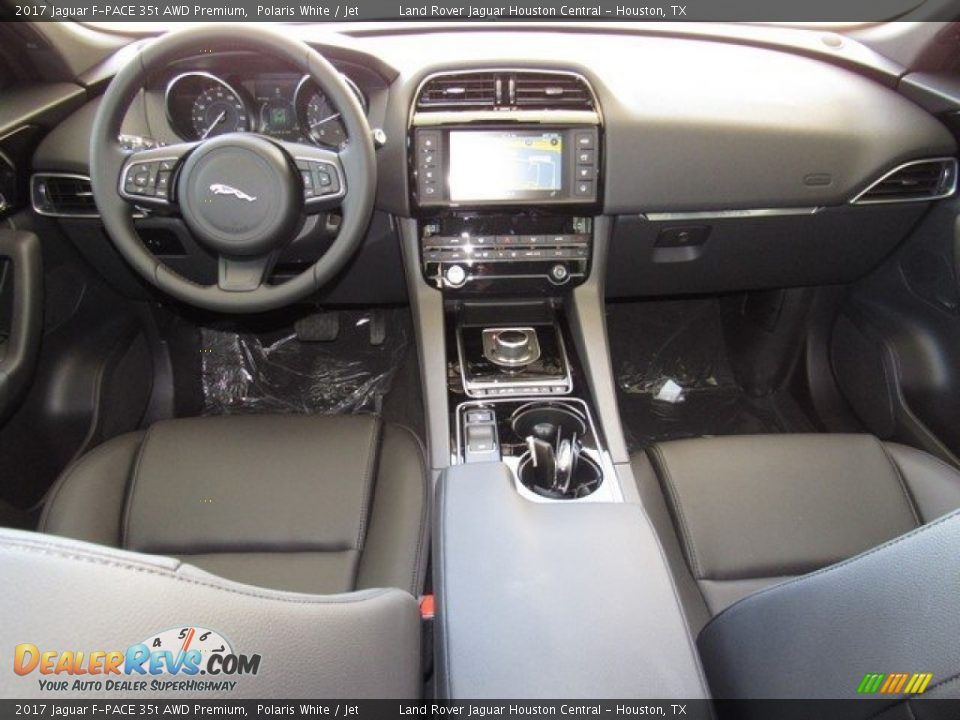 2017 Jaguar F-PACE 35t AWD Premium Polaris White / Jet Photo #4