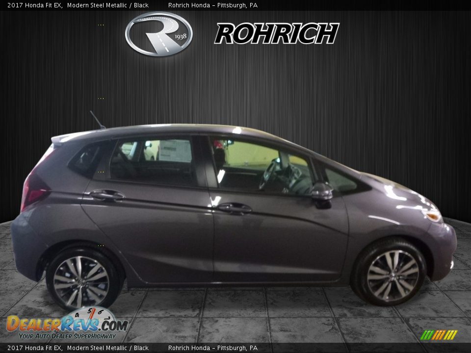 2017 Honda Fit EX Modern Steel Metallic / Black Photo #2