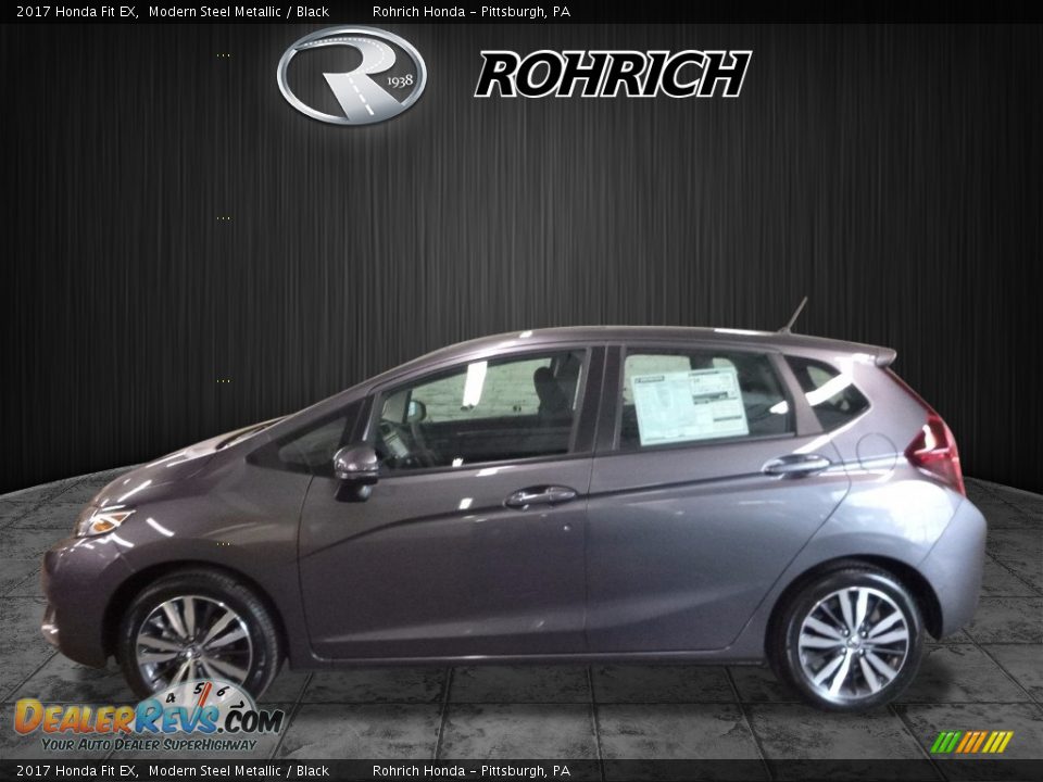 2017 Honda Fit EX Modern Steel Metallic / Black Photo #3