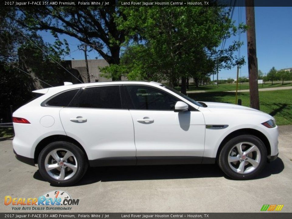 2017 Jaguar F-PACE 35t AWD Premium Polaris White / Jet Photo #6