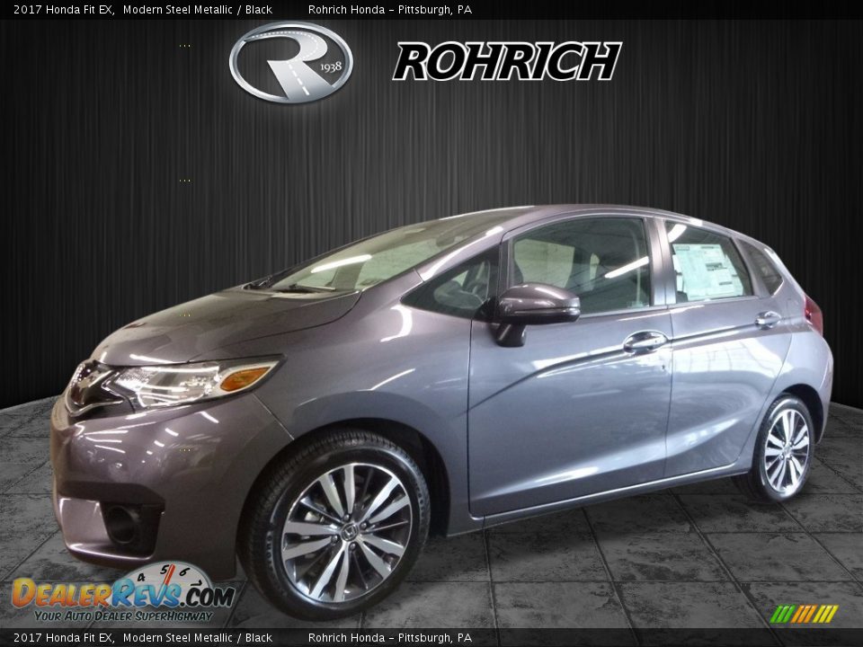 2017 Honda Fit EX Modern Steel Metallic / Black Photo #4