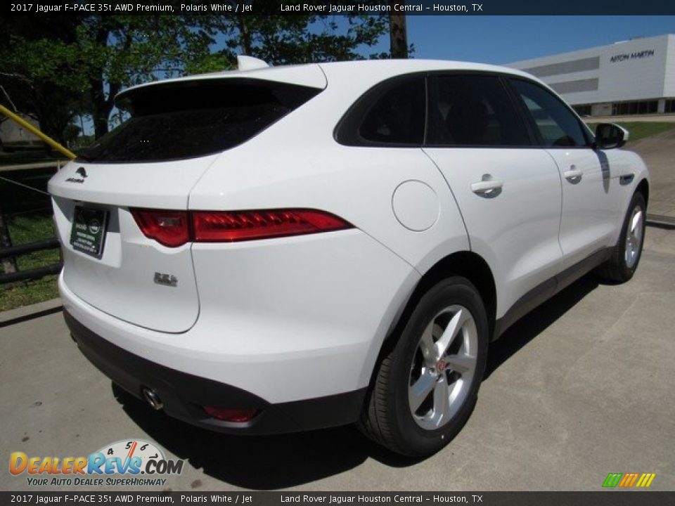 2017 Jaguar F-PACE 35t AWD Premium Polaris White / Jet Photo #7