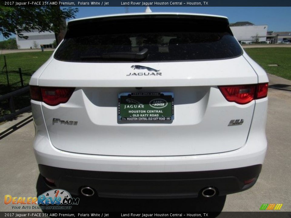 2017 Jaguar F-PACE 35t AWD Premium Polaris White / Jet Photo #8