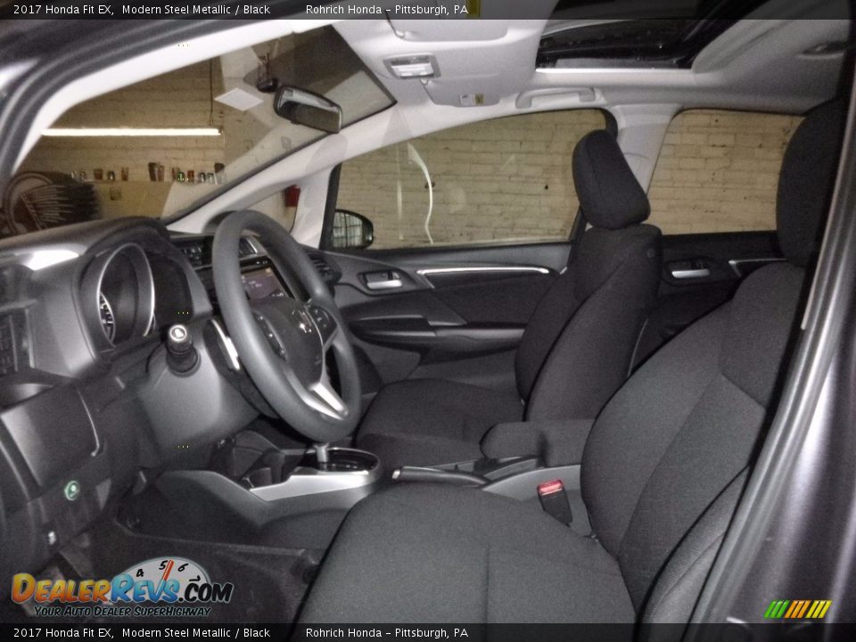 2017 Honda Fit EX Modern Steel Metallic / Black Photo #7