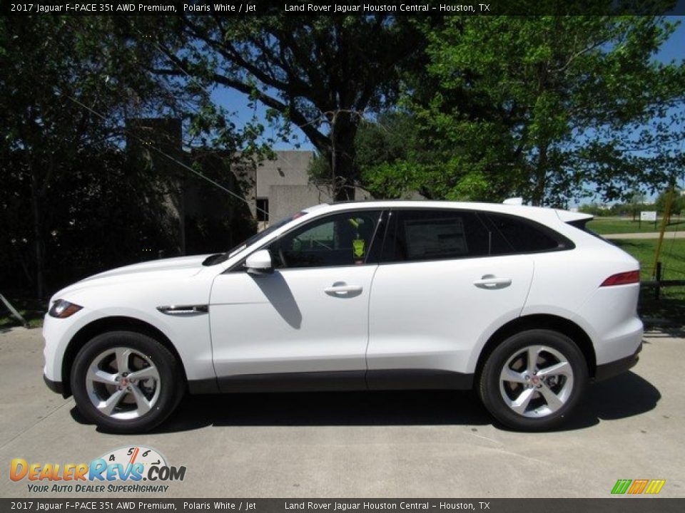 2017 Jaguar F-PACE 35t AWD Premium Polaris White / Jet Photo #11