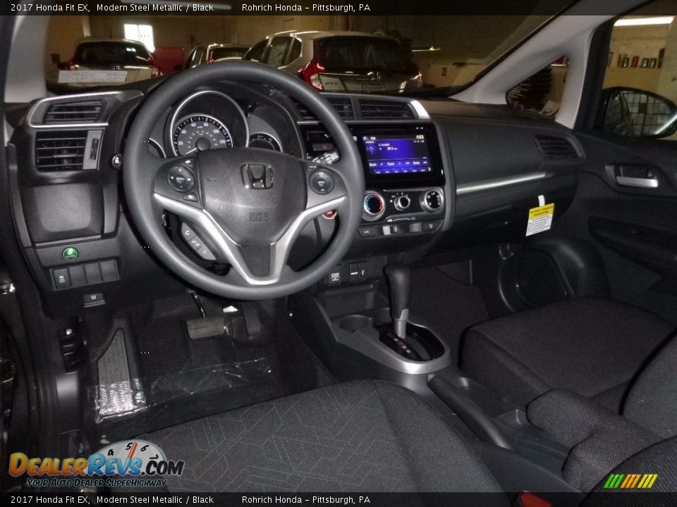 2017 Honda Fit EX Modern Steel Metallic / Black Photo #9