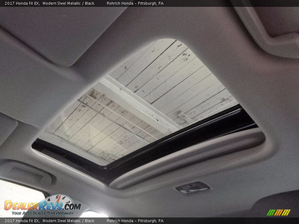 2017 Honda Fit EX Modern Steel Metallic / Black Photo #12
