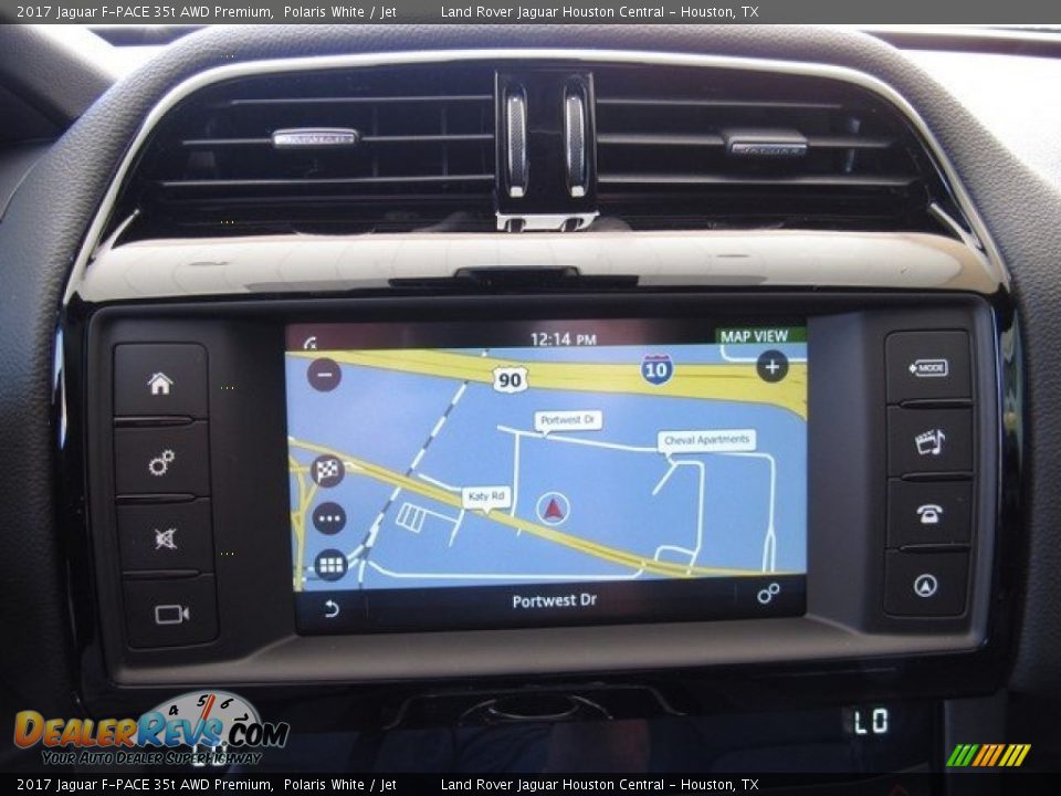 2017 Jaguar F-PACE 35t AWD Premium Polaris White / Jet Photo #20