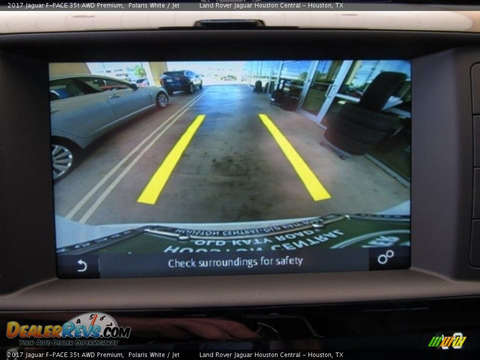 2017 Jaguar F-PACE 35t AWD Premium Polaris White / Jet Photo #21