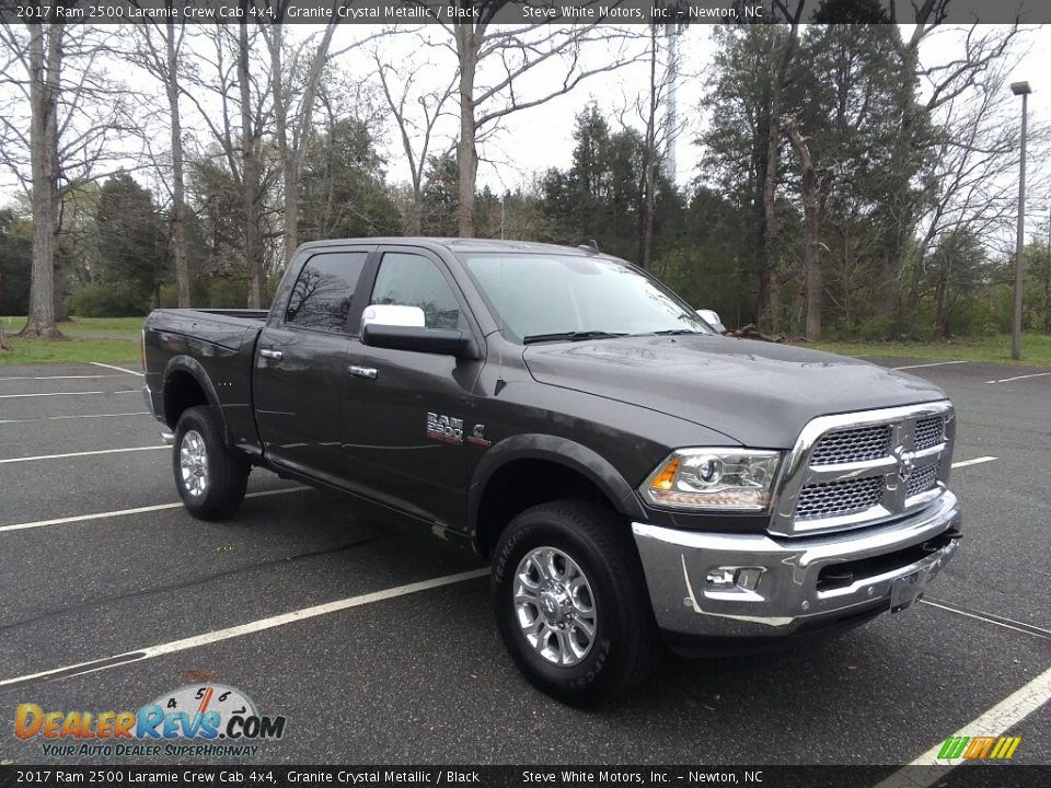 2017 Ram 2500 Laramie Crew Cab 4x4 Granite Crystal Metallic / Black Photo #4
