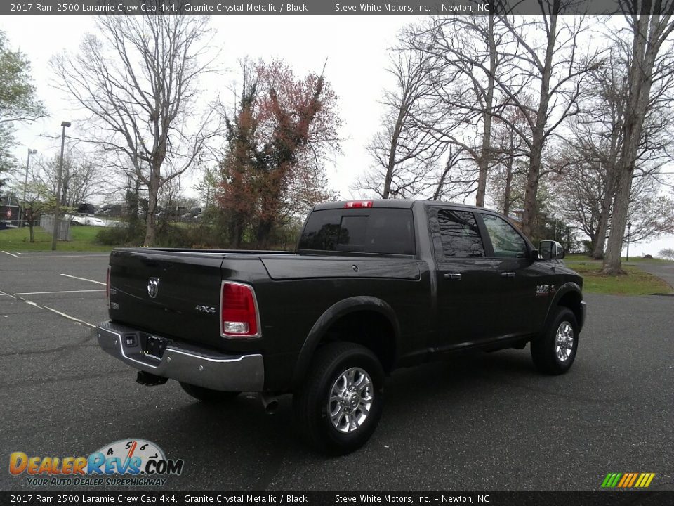 2017 Ram 2500 Laramie Crew Cab 4x4 Granite Crystal Metallic / Black Photo #6
